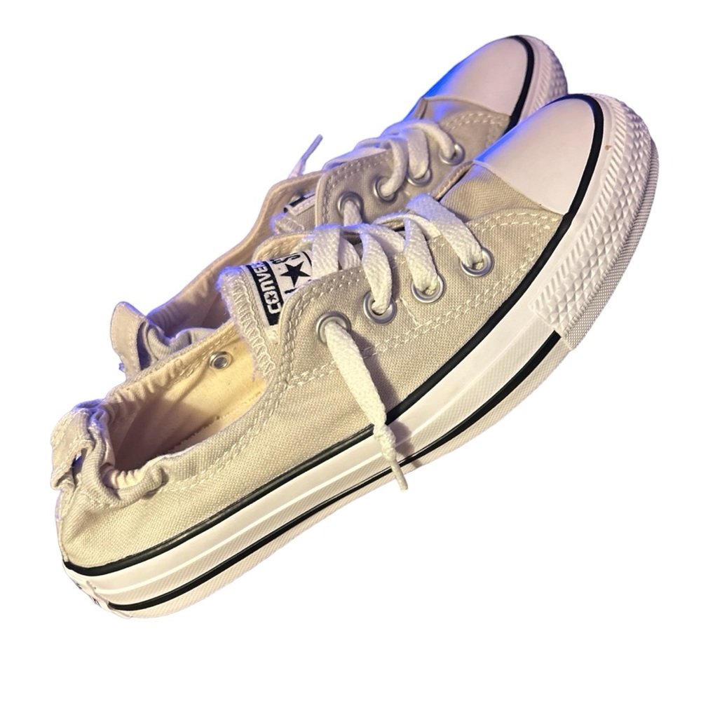Converse Women's Cream Canvas Sneakers